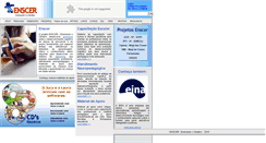 Desktop Screenshot of enscer.com.br